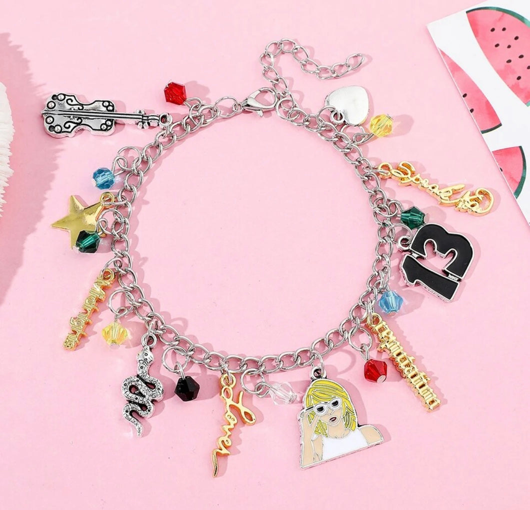 Taylor Swift Charm Bracelet