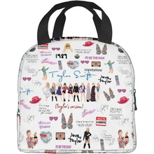 Load image into Gallery viewer, Super cute Taylor Swift insulated large lunch bag
