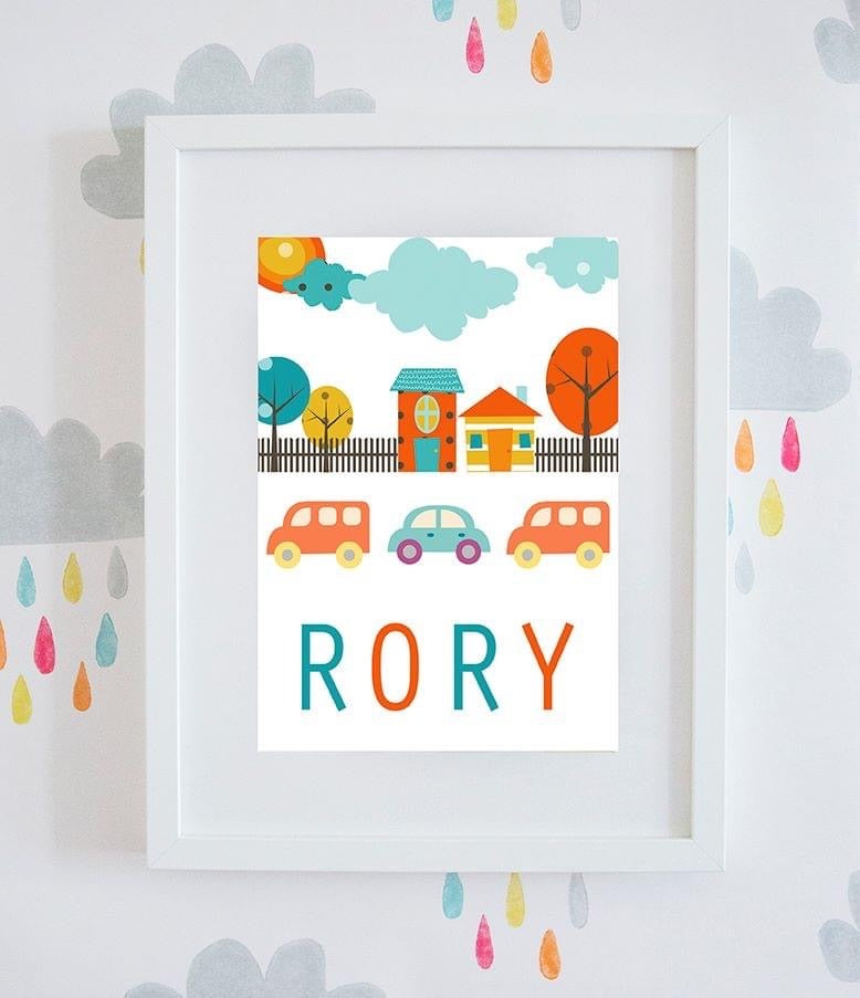 Personalised City Scene Wall Art