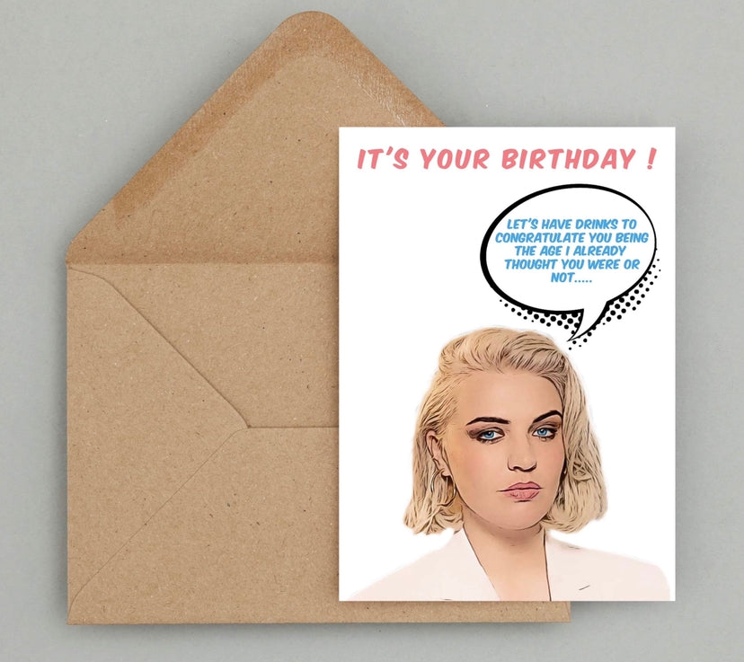 Self Esteem ‘I Do This All The Time’ Song Quote Birthday Card