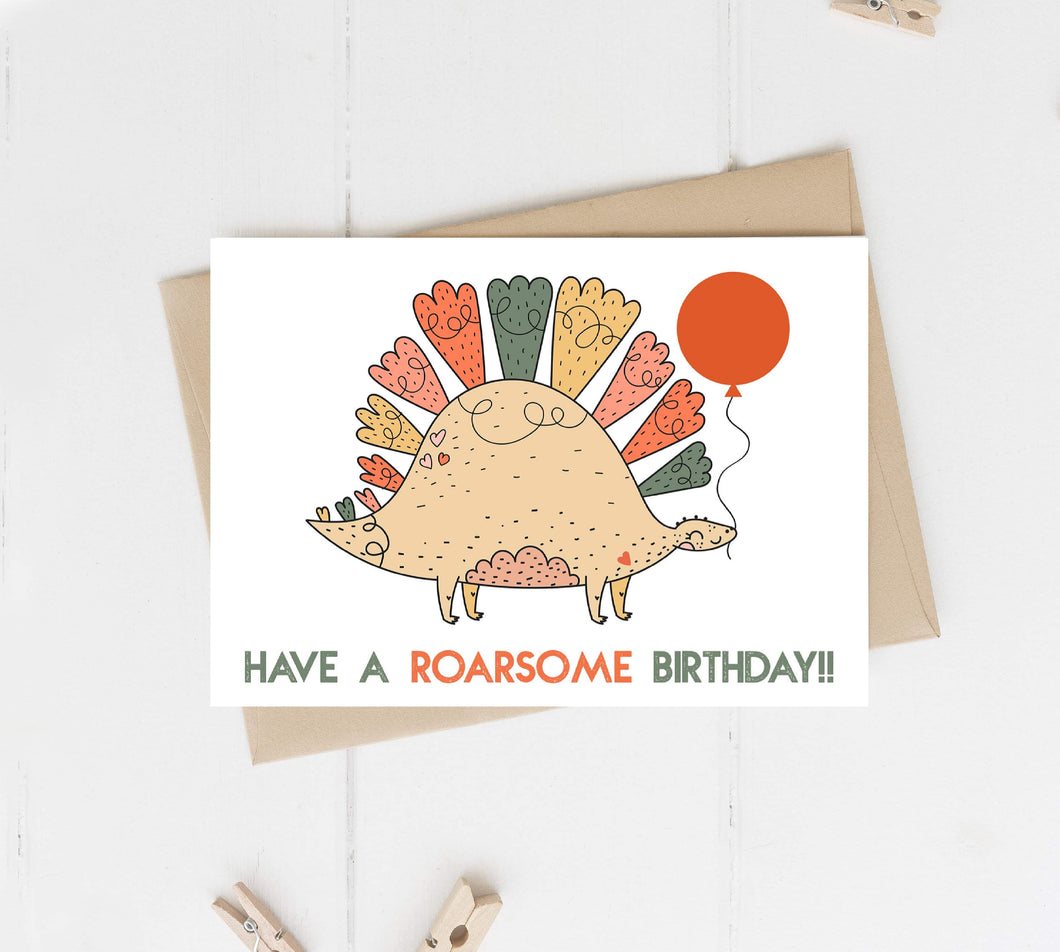 Little Dinosaur ‘Roarsome Birthday!’ Card