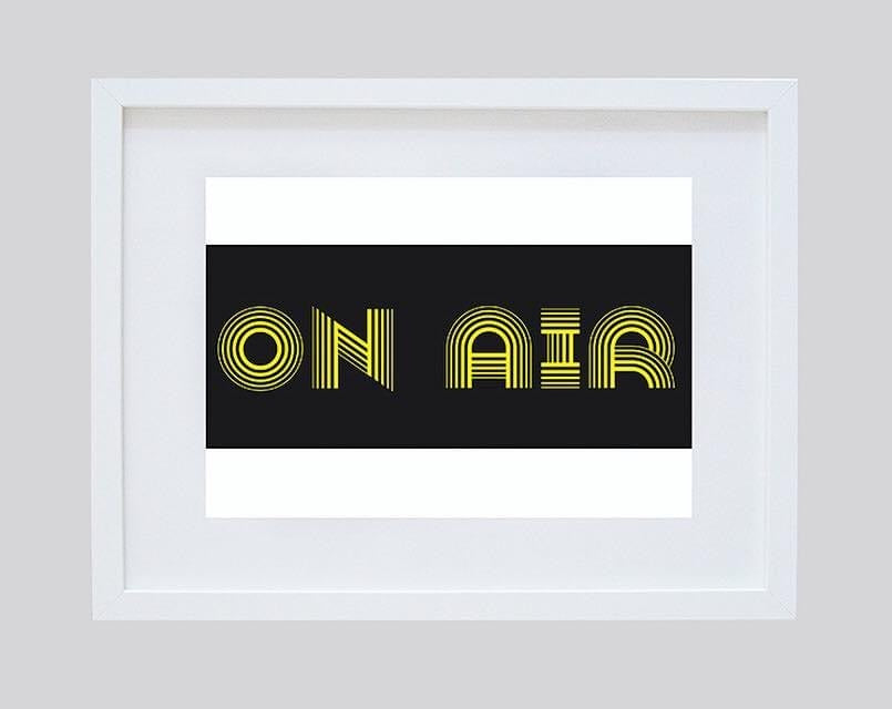 ‘On Air’ Wall Art