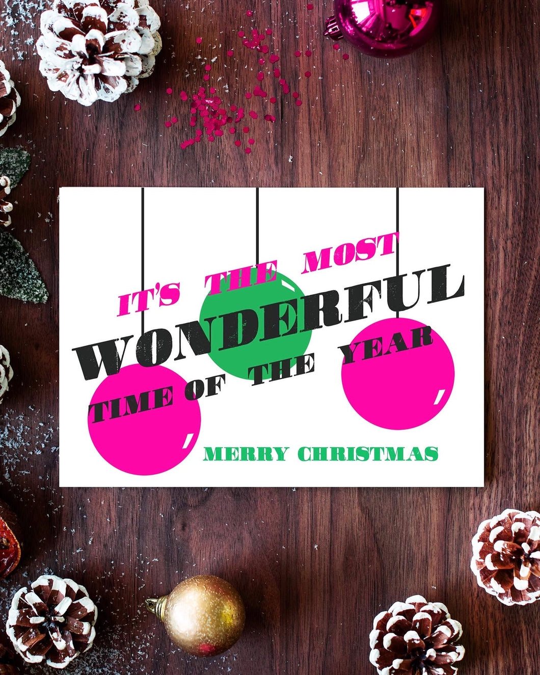 ‘Wonderful Time’ Christmas Card