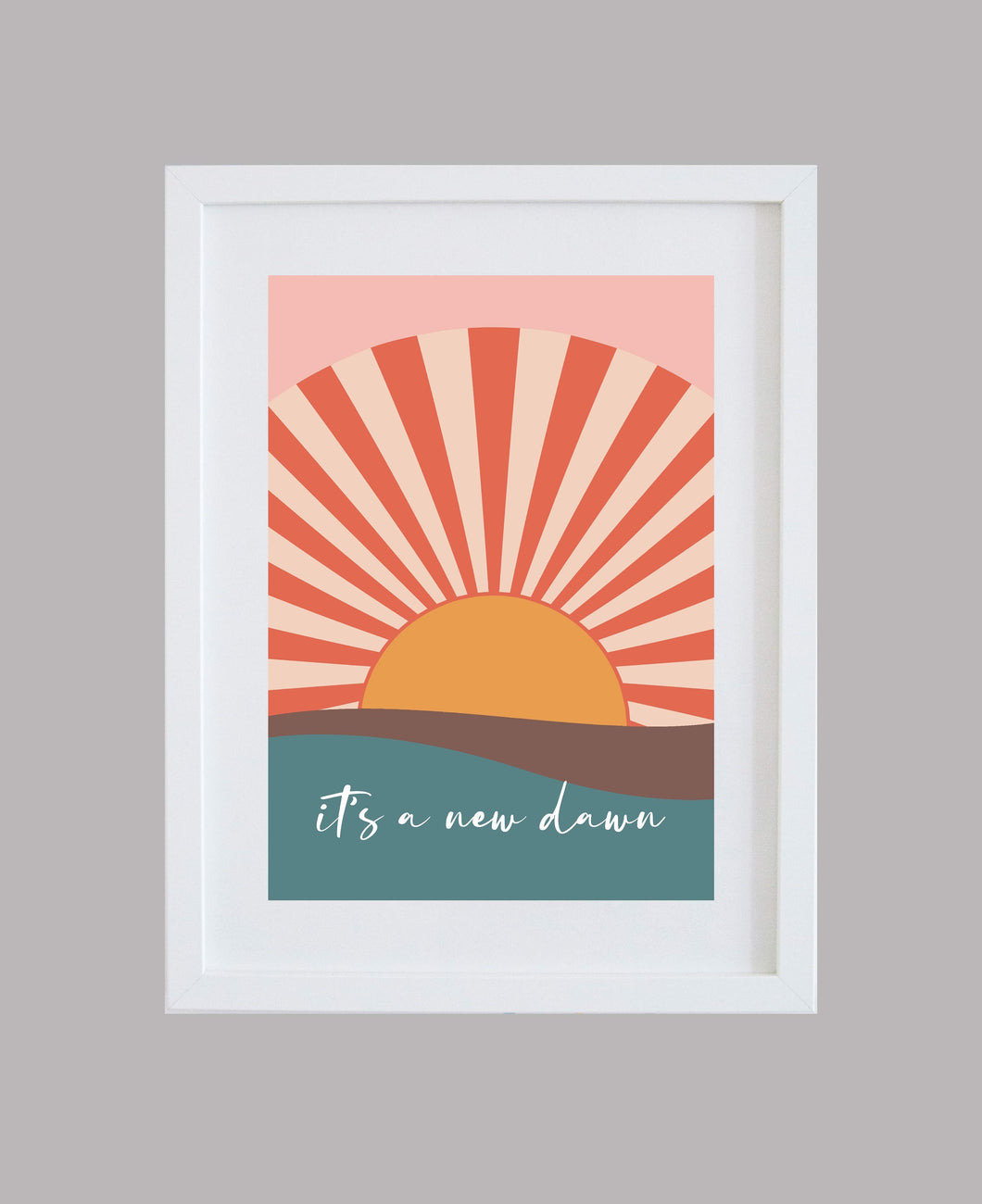 ‘It’s A New Dawn’ Sunshine Wall Art