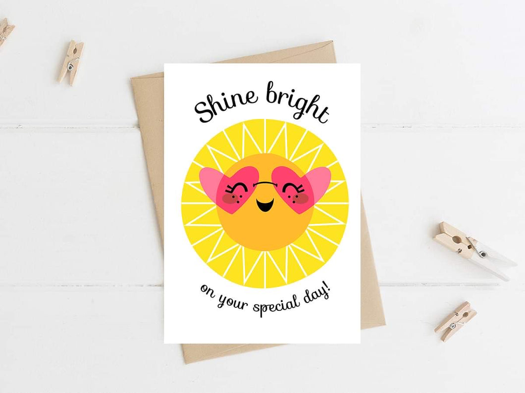 ‘Shine Bright’ Sunshine in Shades Card